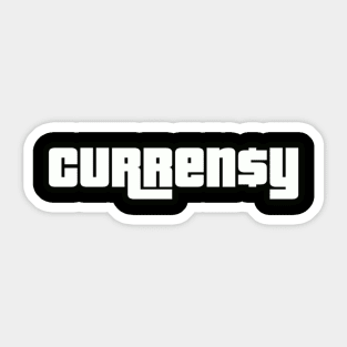 Curren$y (GTA Font) Sticker